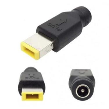 Imagem de Adaptador Conversor P4 2.5x5.5mm Fêmea Para Plug Retangular - GREEN
