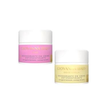 Imagem de Giovanna Baby Kit 2 Desodorantes em Creme Rosé + Vanilla 55g