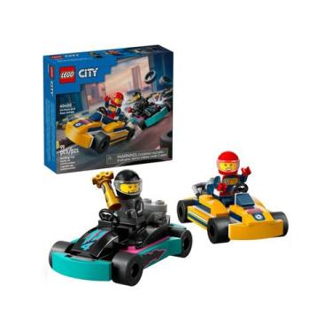 Imagem de Lego City Go-Karts and Race Drivers  LEGO 60400 99 PEças