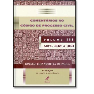 Imagem de Livro - Comentários ao código de processo civil