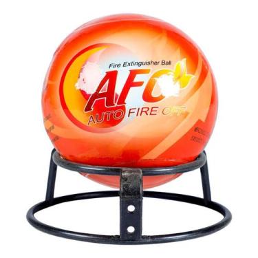 Imagem de Bola Extintora de Incêndio ABC 1,3 kg Com Suporte Apaga Fogo Automátic