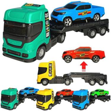 Imagem de Caminhão Guincho Infantil Com Carrinho De Brinquedo Reboque - Europio