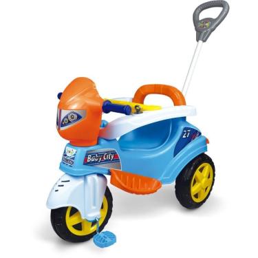 Imagem de Triciclo Baby City Multifuncional Passeio e Pedal com Som Colorido Maral