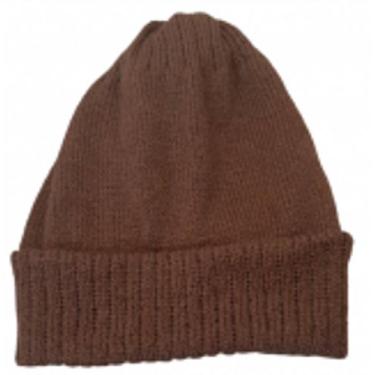Imagem de Gorro de Lã Adulto (marrom) - Artesanato