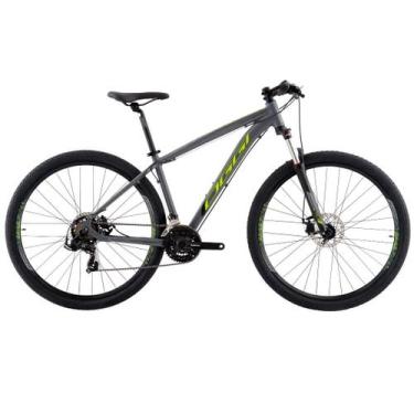 Imagem de Bicicleta Aro 29 Oggi Hacker Sport 21v - Grafite/Verde/Preto - Oggi Bi