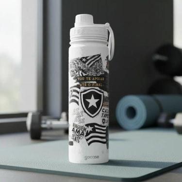 Imagem de Garrafa Térmica Botafogo Gocase O Glorioso Inox Parede Dupla 650ml, Bo