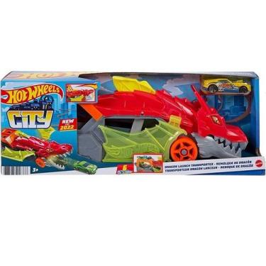 Imagem de Hot Wheels CITY Reboque de Dragao Mattel GTK42