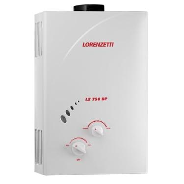 Imagem de Aquecedor de Água a Gás Lz 750Bp Gn 7, 5 L/Min, Lorenzetti, 7412086, Branco, Médio