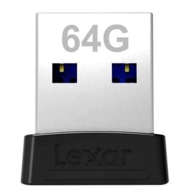 Imagem de Pen Drive Lexar JumpDrive S47 64GB USB 3.1 Até 250MB/s Compacto Preto