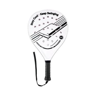 Imagem de Raquete De Padel Leve Em Fibra De Carbono Com Núcleo De Espuma EVA Mem