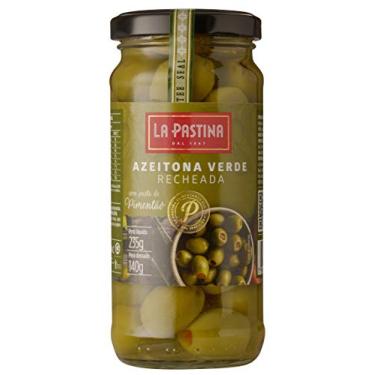 Imagem de La Pastina Azeitonas Verdes Recheadas Com Pasta E Pimentão Peso Drenado 140G