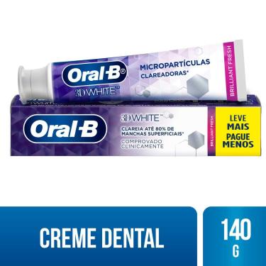 Imagem de Pasta de Dente Oral-B 3D White Anticáries com Flúor 140g 140g