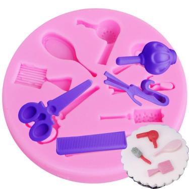 Imagem de Molde De Silicone Cabeleireiro