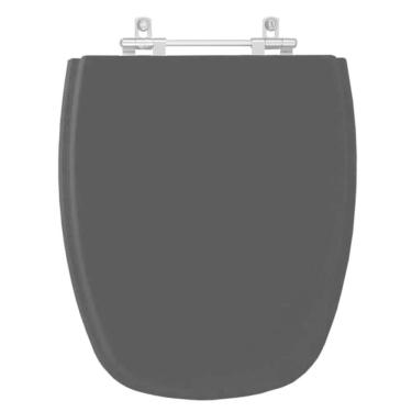 Imagem de Tampa De Vaso Sanitário Laqueado Monte Carlo Preto Deca