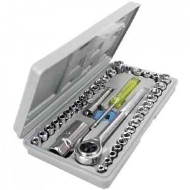 Imagem de Jogo De Chaves De Catraca Com 40 Peças