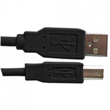 Imagem de Cabo USB 2.0 A Macho + B Macho 1,8 Metros Preto Plus Cable