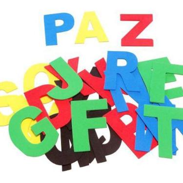 Imagem de Letras Letreiro Eva Painel Decoração 260 Letras 10 Cm Altura