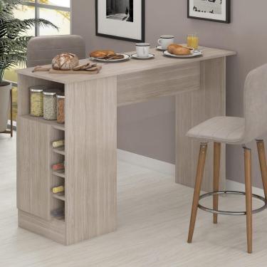 Imagem de Bancada Gourmet para Cozinha com 5 Nichos Nogueira