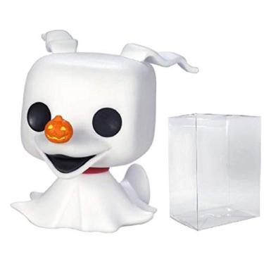 Imagem de Disney: The Nightmare Before Christmas - Zero Funko Pop! Vinyl Figure (Bundled with Compatible Pop Box Protector Case)