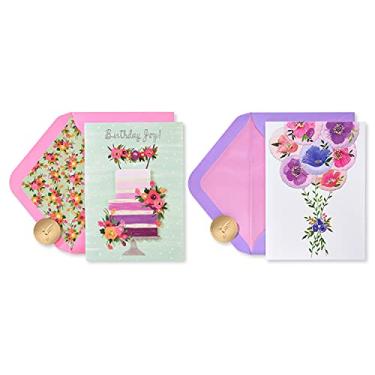 Imagem de Papyrus Cartões de aniversário, bolo ombré e balões (2 unidades)