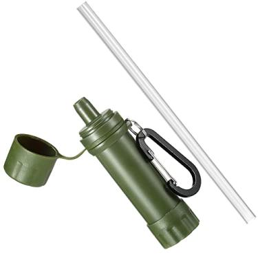Imagem de Wemay Sistema de filtragem de água de palha ao ar livre Filtro de água Purificador de água para preparação para emergências Camping Viajar Mochila
