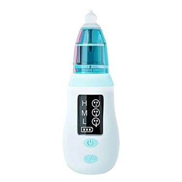 Imagem de Aspirador nasal infantil infantil Aspirador elétrico de LED para limpeza de nariz.