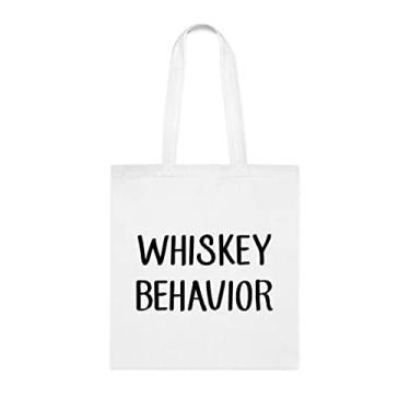 Imagem de Sacola de comportamento de uísque, presente de comportamento de uísque, sacolas reutilizáveis de comportamento de uísque, ideia de presente de cesta de natal de aniversário, presente