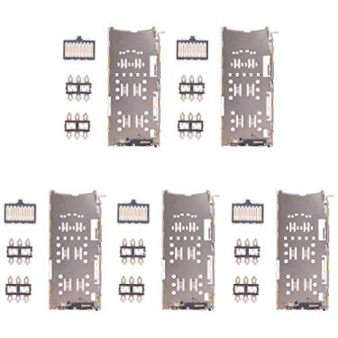 Imagem de HUANGYUNCHAO Acessórios telefônicos 5 PCS Card Reader para Xiaomi Redmi Nota 5A Substituição do telefone celular