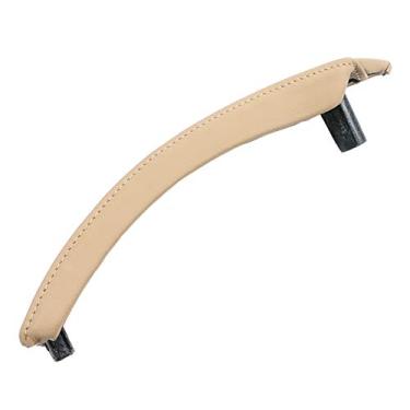 Imagem de Jaronx Para BMW X5 X6 Substituição da tampa externa da maçaneta da porta de couro legítimo, capa de couro para painel interno do lado do passageiro/lado direito (serve para: BMW X5 E70/E70 LCI e X6