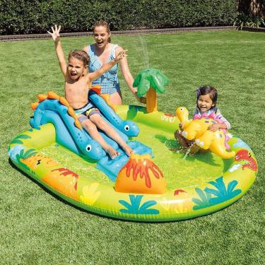 Imagem de Piscina Inflável Infantil Dinossauro 191x152x58cm - Intex