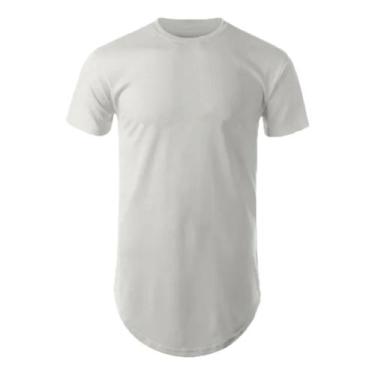 Imagem de Camiseta Long Masculina Oversized Basica - El Charme