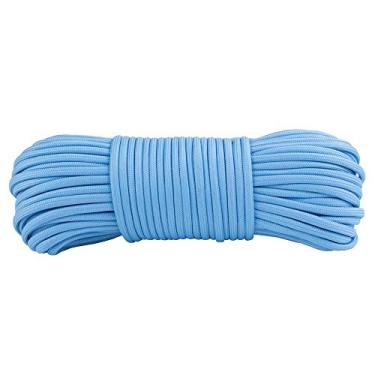 Imagem de Paracord West Coast Brilha no Escuro 550 100% Nylon Paracord – 7 fios Tipo III (azul, 30 m)