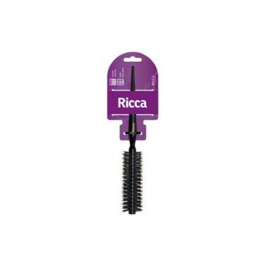 Imagem de Escova De Cabelo Madeira Ricca Salon Black  14 1396 - Belliz