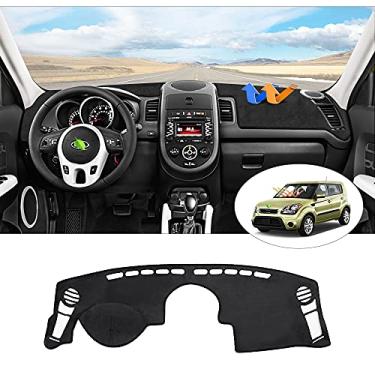 Imagem de Cartist Capa de painel para Kia Soul 2010 2011 2012 2013 Tapete antiderrapante Protetor solar