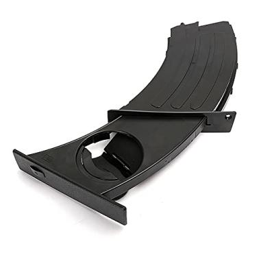 Imagem de TUNTUN 51459125622 Suporte de copo de painel retrátil compatível para BMW 525i 525xi 530i 530xi 535i 535i 535xi 535ixDrive 545i 550i M5 E60 dianteiro esquerdo do lado do motorista preto