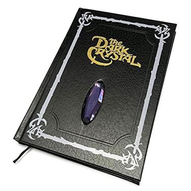 Imagem de costumebase Réplica de páginas impressas de livro de cristal escuro com ilustrações pretas, Preto, tamanho �nico