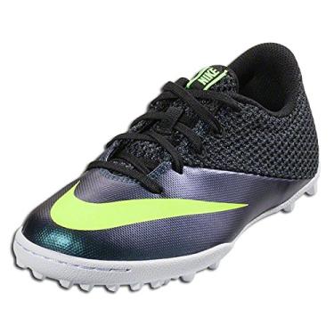 Imagem de Nike Junior MERCURIALX PRO TF - (azul quadr o/preto/branco/lagoa azul el trico), Squadronblue/Volt/Black, 2y