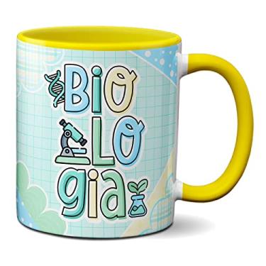 Imagem de Caneca Biólogo Profissional Biologia Profissão Presente (Amarela)