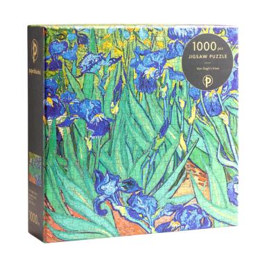Imagem de Quebra cabecas puzzle paperblanks 1000 pcs van gogh irises