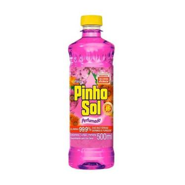 Imagem de Desinfetante Pinho Sol Floral 500ml Embalagem Com 12 Unidades