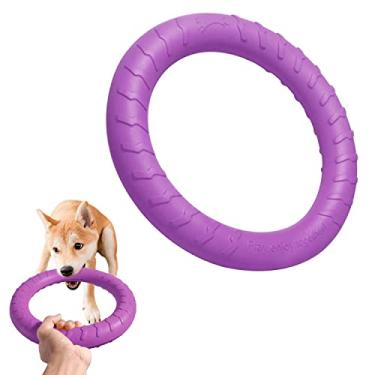 Imagem de Disco voador para cães anéis flutuantes brinquedos de mastigar para cães indestrutíveis brinquedos para cães para mastigadores brinquedos para piscina flutuar brinquedo de natação durável para cães para jogar, pegar, agarrar brinquedo de arremesso para cães
