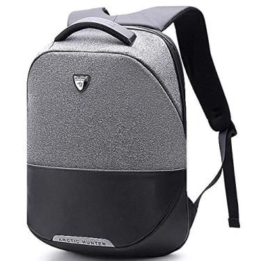 Imagem de Mochila de ombro masculina à prova d'água de pano oxford Mochila USB multifuncional mochila descompressão bolsa para computador