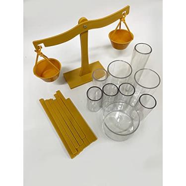 Imagem de KIT BALANÇA, COPOS E PALITOS SERIAÇÃO PARA PROVAS OPERATÓRIAS