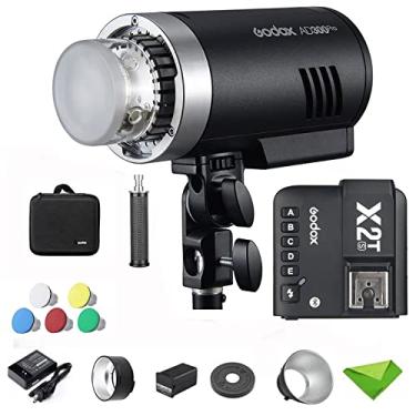 Imagem de GODOX AD300 Pro 300W TTL Outdoor Flash c/X2T-S Gatilho 2.4G 1/8000s HSS 2600mAh 0.01-1.5s Tempo de reciclagem LED de modelagem para câmeras Canon Nikon Sony Fuji Olympus Panasonic Pentax