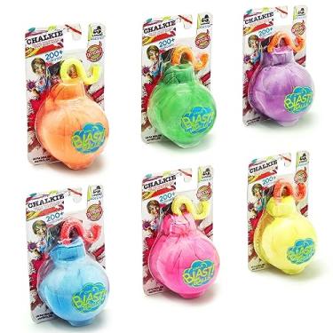 Imagem de Lanard Chalk Blast Colorful Play Pods 79063 - Fun Pack of 6 for Outdoor Fun and Friendly Competition [packaging may vary]