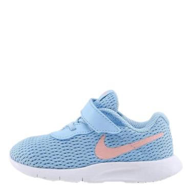 Imagem de Nike Girl's Tanjun (TD) Toddler Shoe Psychic Blue/Bleached Coral/White Size 6 M US