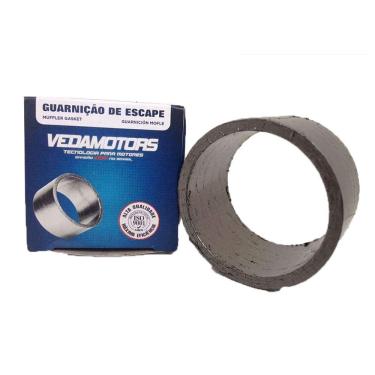 Imagem de Guarnição Escape Honda Bros 125 / 150 ES/KS/ESD Vedamotors