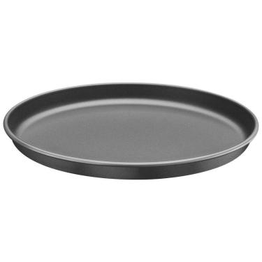 Imagem de Assadeira Para Pizza Alumínio Com Revestimento Antiaderente Starflon T1 Grafite 30 Cm 1,8