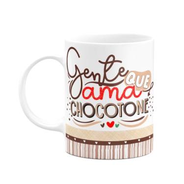 Imagem de Caneca Natal - Gente que ama chocotone - branca