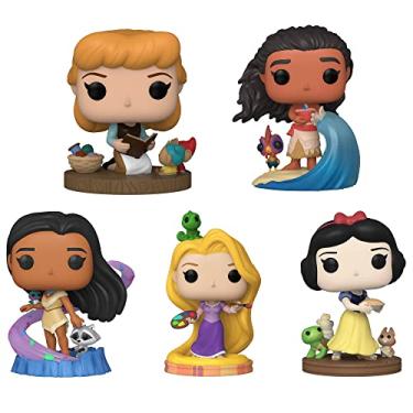 Imagem de Funko Disney: POP! Conjunto de colecionadores de princesa definitiva – Cinderela, Moana, Pochahontas, Rapunzel, Branca de Neve